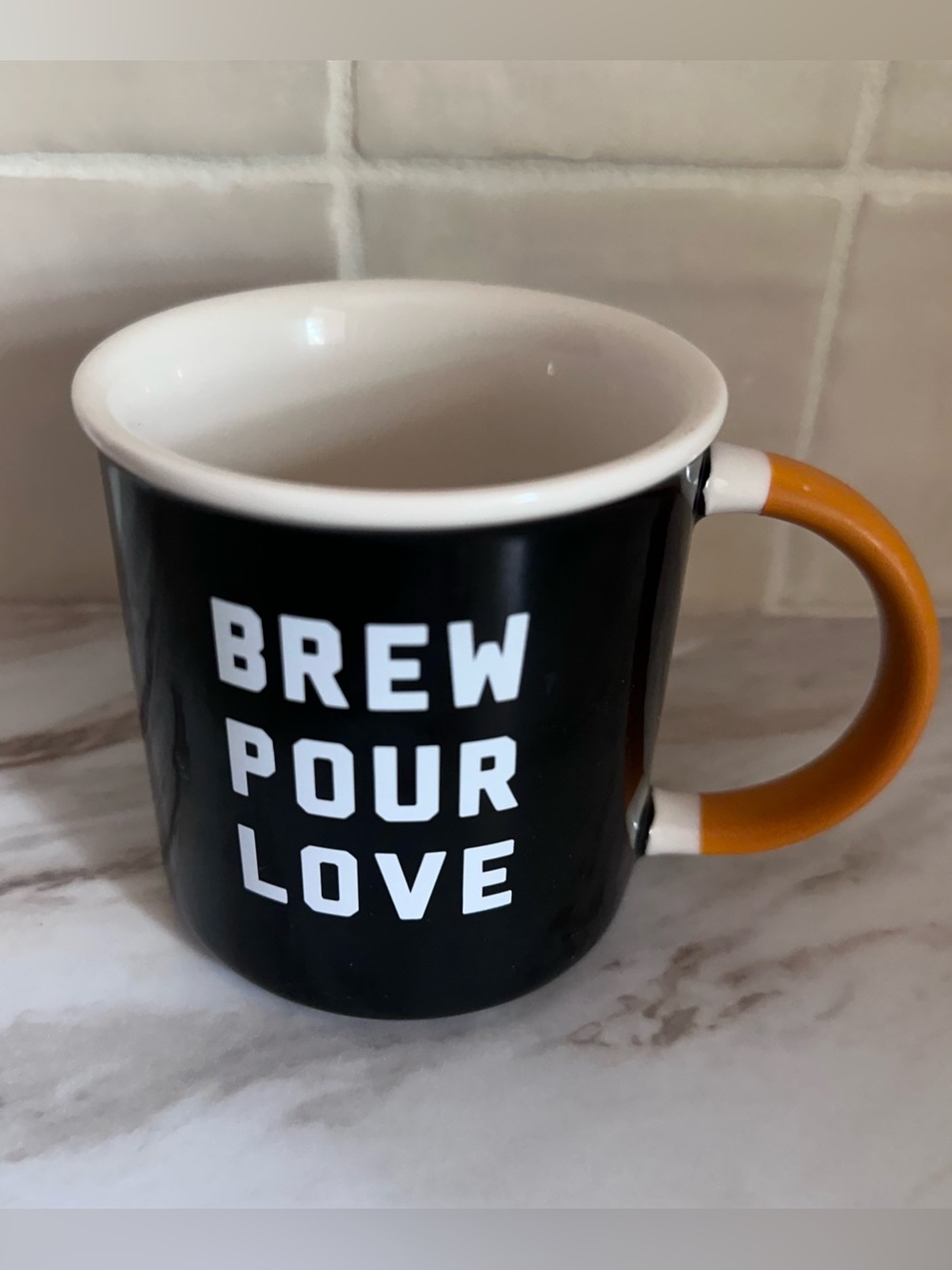 Starbucks 2018- "Brew Pour Love" mug